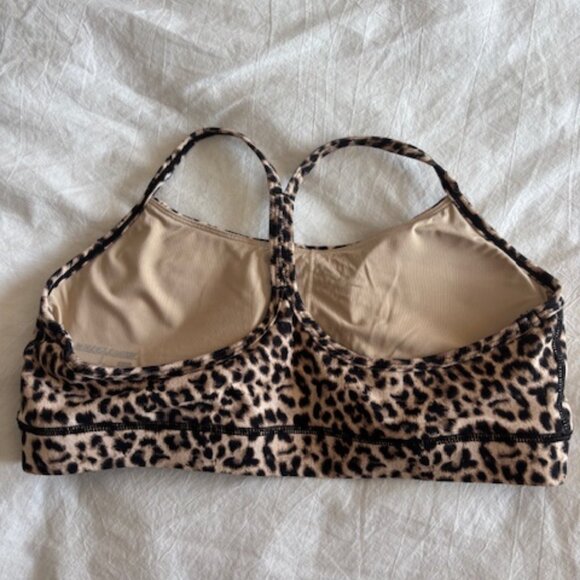 🔥 MuscleNation Push Up Sports Bra - Cheetah/Leopard Print - L (Fits M) - NWOT! - Picture 5 of 6